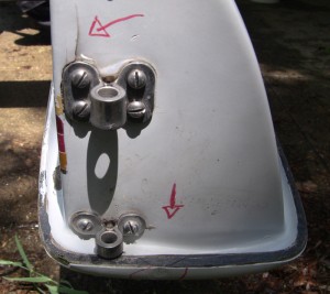 starboard rudder damage